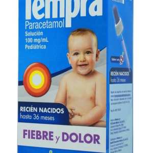 Tempra Pediátrico 100 Mg Fiebre Y Dolor Gotas 30 Ml -N